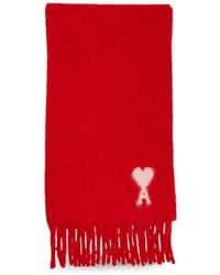 Ami Paris - Ami De Coeur Intarsien-Schal - Lyst