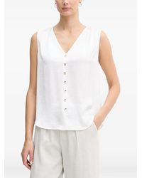 Joseph Ribkoff - Button V-Neck Top - Lyst