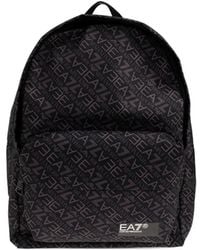 EA7 - Sac À Dos À Logo Imprimé - Lyst