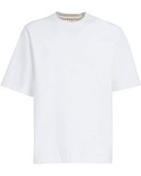 Marni - T-Shirt mit Logo-Patch - Lyst