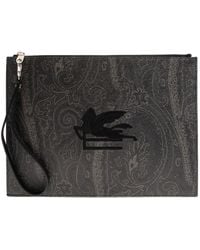 Etro - Leather Pouch Slg - Lyst
