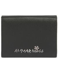 Marni - Embroidered-Flower Trifold Wallet - Lyst