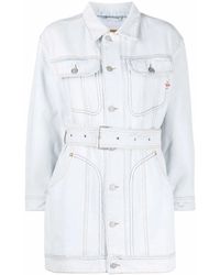 DIESEL - De-Flaminia Belted Denim Jacket - Lyst