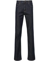 Canali - Slim-Cut Denim Pants - Lyst