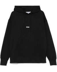 MSGM - Hoodie Met Logoprint - Lyst