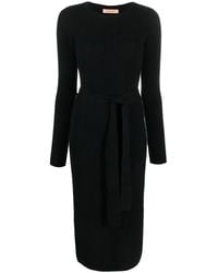 Yves Salomon - Ribbed-Knit Midi Dress - Lyst