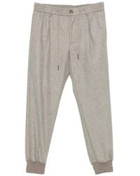 Tagliatore - Drawstring-Waist Ribbed-Cuff Track Pants - Lyst