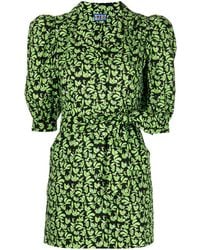 LHD - Casitas Sloth-Print Dress - Lyst