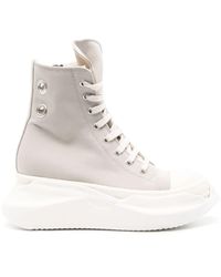 Rick Owens - Faille High-top Sneakers - Lyst