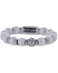 ’ROBERTO DEMEGLIO - Logo-Detail Diamond Ring - Lyst
