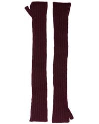 Mrz - Ribbed cashmere gloves - Lyst