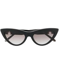 Aspinal of London Athena Cat-eye Frame Sunglasses - Black