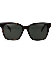 Saint Laurent - Tortoiseshell-Effect Square-Frame Sunglasses - Lyst