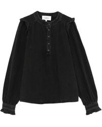 Ba&sh - Blusa Mio con volantes - Lyst