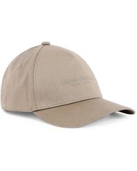 ARMANI EXCHANGE - Logo-Embroidered Baseball Cap - Lyst