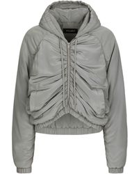 Dolce & Gabbana - Zip-up Silk Hooded Jacket - Lyst