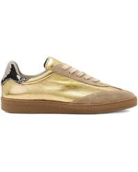 AllSaints - Metallic Low-Top Sneakers - Lyst