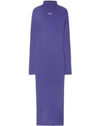 Off-White c/o Virgil Abloh - Geribbelde Maxi-Jurk - Lyst
