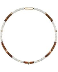 Philipp Plein - Skull Beaded Necklace - Lyst