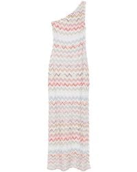 Missoni - Langes Kleid mit Zick -Zack -Muster - Lyst