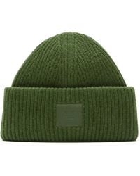 Acne Studios - Ribbed Patch Hat - Lyst