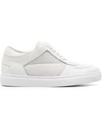 Fabiana Filippi - Mesh-Panels Tonal Leather Sneakers - Lyst