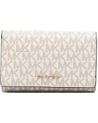 Michael Kors - Lange Portemonnee Met Logo - Lyst