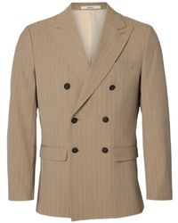 SELECTED - Blazer Gessato - Lyst