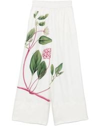 Pierre Louis Mascia - Hose Mit Blumen-Print - Lyst