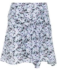 IRO - Floral Flared Mini Skirt - Lyst