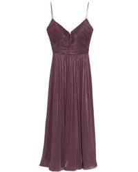 Costarellos - Fayla Pleated V-Neck Maxi Dress - Lyst
