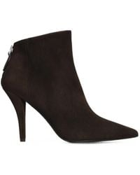 Chantal - Pointed-Toe Suede Ankle Boots - Lyst
