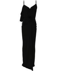 Coperni - Draped Washing-Clip Evening Dress - Lyst