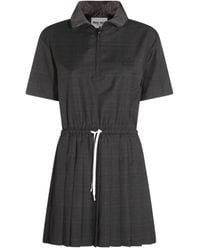Miu Miu - Abito Corto A Quadri - Lyst