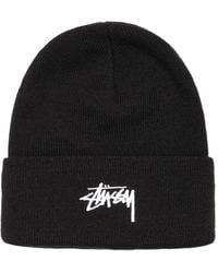 Stussy - Stock ロゴ ビーニー - Lyst