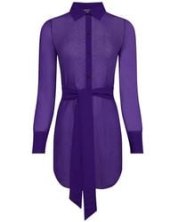 Maison Close - Fever Shirt Mini Dress - Lyst