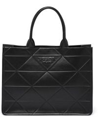 Prada - Symbole Leather Tote Bag - Lyst