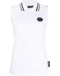 Philipp Plein - Statement Logo-Patch Polo Shirt - Lyst
