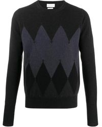 Ballantyne - Argyle Pattern Sweater - Lyst