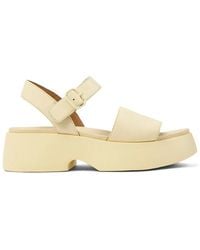 Camper - Tasha Buckle Leather Sandals - Lyst