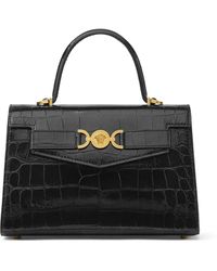 Versace - Bolso shopper Medusa 95 con efecto de piel de cocodrilo - Lyst