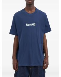 New Balance - Logo-Print Crew-Neck T-Shirt - Lyst