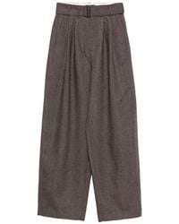 Soeur - Pleated Belted Trousers - Lyst