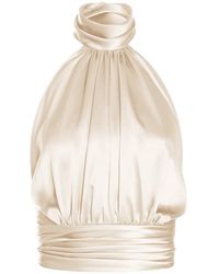 ALEXIA & ANTONIA - Draped Blouse - Lyst