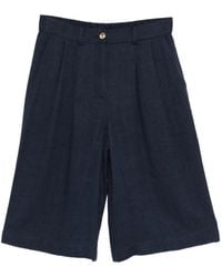 Maje - Pleated Shorts - Lyst