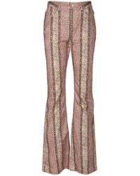 Cinq À Sept - Charlie Paisley-Print Jeans - Lyst