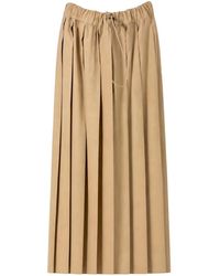 Fabiana Filippi - Pleated Drawstring Maxi Skirt - Lyst