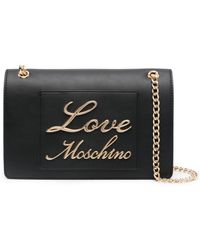 Love Moschino - Sac porté épaule à logo - Lyst