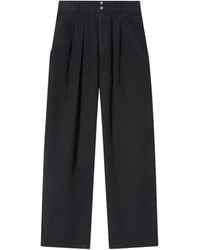 Isabel Marant - Nadine Pleated-Detail Trousers - Lyst