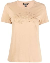 Ralph Lauren - Katlin Embroidered-Detail T-Shirt - Lyst